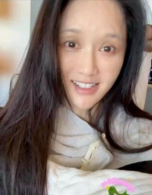 陈乔恩素颜生活照,真实展现明星日常