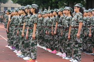 学生军训照片,军训照片中的青春印记